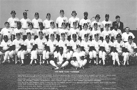 yankees roster 1975